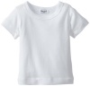 Splendid Littles Baby-boys Newborn Always Mini Stripe Crew Tee, White, 0-3 Months