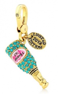 Juicy Couture Jewelry Champagne Charm Gold Limited Edition New 2012