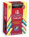 Sargent Art 66-2010 12-Count Colored Dustless Chalk