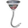 Behrens 1-Quart Galvanized Steel Funnel with 14-Inch Flex Spout