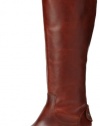 FRYE Women's Melissa Button Zip Vintage Boot,Cognac,7 M US