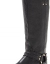 FRYE Women's Melissa Harness Knee-High Boot,Black,7 M US