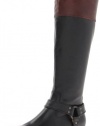 FRYE Women's Melissa Harness Leather Boot,Black Multi,9 M US