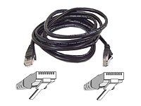 Belkin 25-Foot RJ45 CAT 5e Snagless Molded Patch Cable (Black)