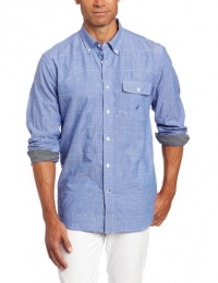 Nautica Men's Long Sleeve Patchwork Shirt