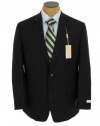 Michael Kors Mens Solid Navy Blue Wool Suit- Size 40L