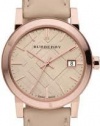 Burberry Women's BU9109 Beige Leather Strap Watch