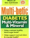 Multi-Betic Multi-Vitamin/Mineral/Antioxidant Tablets, Advanced Diabetic Formula, 60-Count Boxes (Pack of 2)