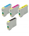 Epson Ink Cartridges for Epson WorkForce 520, 630, 635, 840, 60 T126- BK, C, M, Y-4 Pack