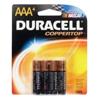 Duracell Batteries / 4 AAA - size batteries