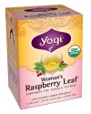 Yogi Woman's Raspberry Leaf, Herbal Tea Supplement, 16-Count Tea Bags (Pack of 6)