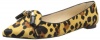 kate spade new york Women's Grenada Ballet Flat,Camel/Black Leopard Haircalf Print,7 M US