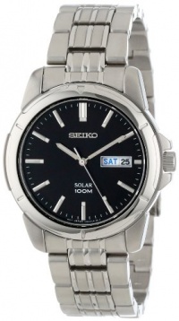 Seiko Men's SNE093 Functional Solar Watch