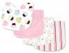 Trend Lab 4 Piece Bib Set, Cupcake