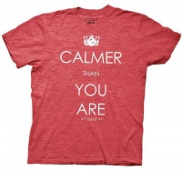 Big Lebowski Calmer Than You Are Mens Tee