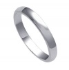 Sterling Silver 3mm Wedding Band Ring (Size 4 to 14)