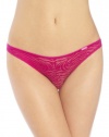 Calvin Klein Womens Shimmy Thong Panty