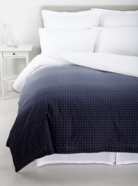 Vera Wang Dip Dye Dots Queen Duvet Cover