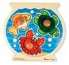 Melissa & Doug Deluxe Fish Bowl Jumbo Knob Puzzle