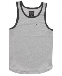 With cool, contrast trim, this tank from LRG will be your instant go-to for when the mercury starts rising.