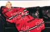 NCAA Nebraska Cornhuskers Comfy Throw Blanket with Sleeves, Stripes Design