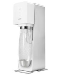 Soda in seconds! Including a carbonator, reusable BPA-free bottle and a sample pack, this soda maker revolutionizes the way you sip the bubbly. Plus, making soda at home saves money, time & the earth! 2-year warranty. Model 1019511011.