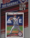 2011 Topps Limited Edition Phildadelphia Phillies Baseball Card Team Set (17 Cards) - Not Available In Packs!!