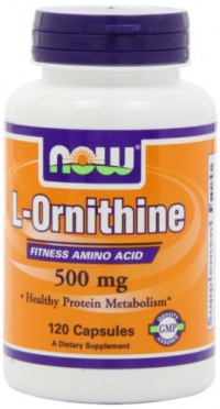 NOW Foods L-ornithine, 120 Capsules / 500mg