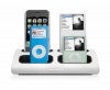 Griffin PowerDock 4 Four-Position Charging Station for iPod and iPhone (Aluminum)