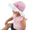 Millymook Girls Reversible Cotton Sun Hat Rosie Posy Floppy Hat, UPF50+