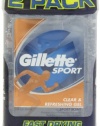 Gillette Clear & Refreshing Gel Sport Anti-Perspirant/Deodorant Twin Pack 8 Oz