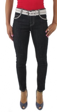 Style&co. Petite Premium Jeans Women's Stitched Slim Leg Jeans 4 Petite Black