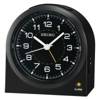 Seiko QHE085KLH Alarm Clock - 3 in. Wide