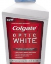 Colgate Optic White Mouthwash Sparkling, Fresh Mint, 16 Fluid Ounce