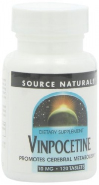 Source Naturals Vinpocetine 10mg, 120 Tablets (Pack of 2)