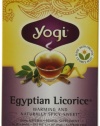 Yogi Egyptian Licorice, Herbal Tea Supplement, 16-Count Tea Bags (Pack of 6)