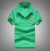 Ralph Lauren Custom-Fit Big Pony S/S GREEN/ORANGE PONY S Polo shirt