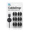 Blue Lounge Design CD-BL CableDrop Cable Management System for All Cables up to 5/16-Inch - Black