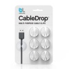 Blue Lounge Design CD-WH CableDrop Cable Management System for All Cables up to 5/16-Inch - White