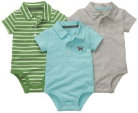 Carter's 3 Pack Boys Collared Onesie Set