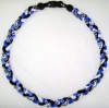 20 Titanium Sports Necklace - Blue/white/black