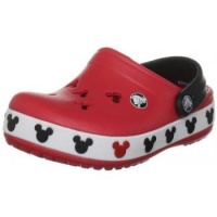 Crocs Crocband Mickey II Clog (Toddler/Little Kid),Red/Black,8-9 M US Toddler