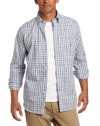 Nautica Men's Long Sleeve Multi Plaid Shirt