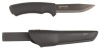 Morakniv Bushcraft Carbon Fixed Blade Knife with Sandvik Stainless Steel Blade, Black, 0.125/4.3-Inch