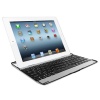 MiniSuit Aluminum Finish Keyboard Case + Velvet Velour Pouch For Apple iPad 4, 3, 2