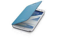 Samsung Galaxy Note 2 Flip Cover Case (Light Blue)