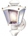 Heath Zenith SL-4150-WH 150-Degree Motion-Activated Charleston Coach Decorative Lantern, White