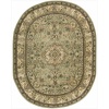 Nourison 2000 2005 Oval Rug, Light Green, 7.6-Feet by 9.6-Feet