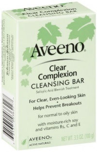 Aveeno Clear Complexion Cleansing Bar, 3.5 Ounce (Pack of 3)