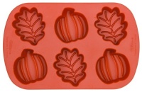 Wilton Silicone Mini Leaf and Pumpkin Mold